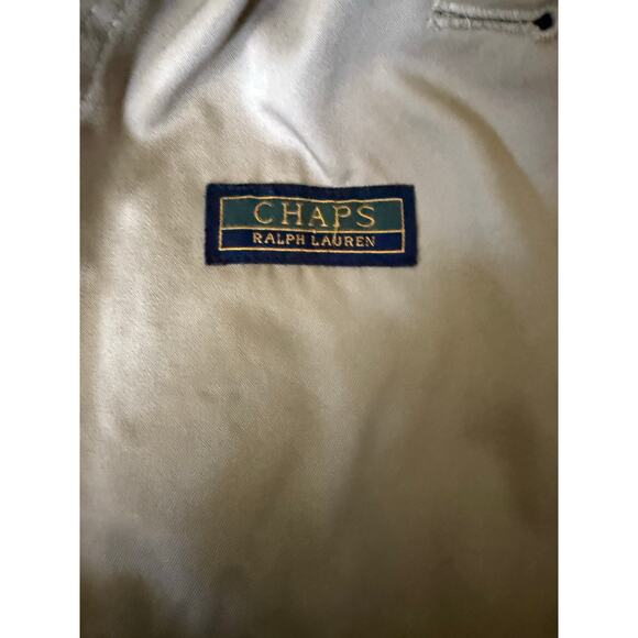 Vintage Chaps Ralph Lauren Men’s 44R Trench Coat Classic Khaki Wool Liner - Picture 4 of 10